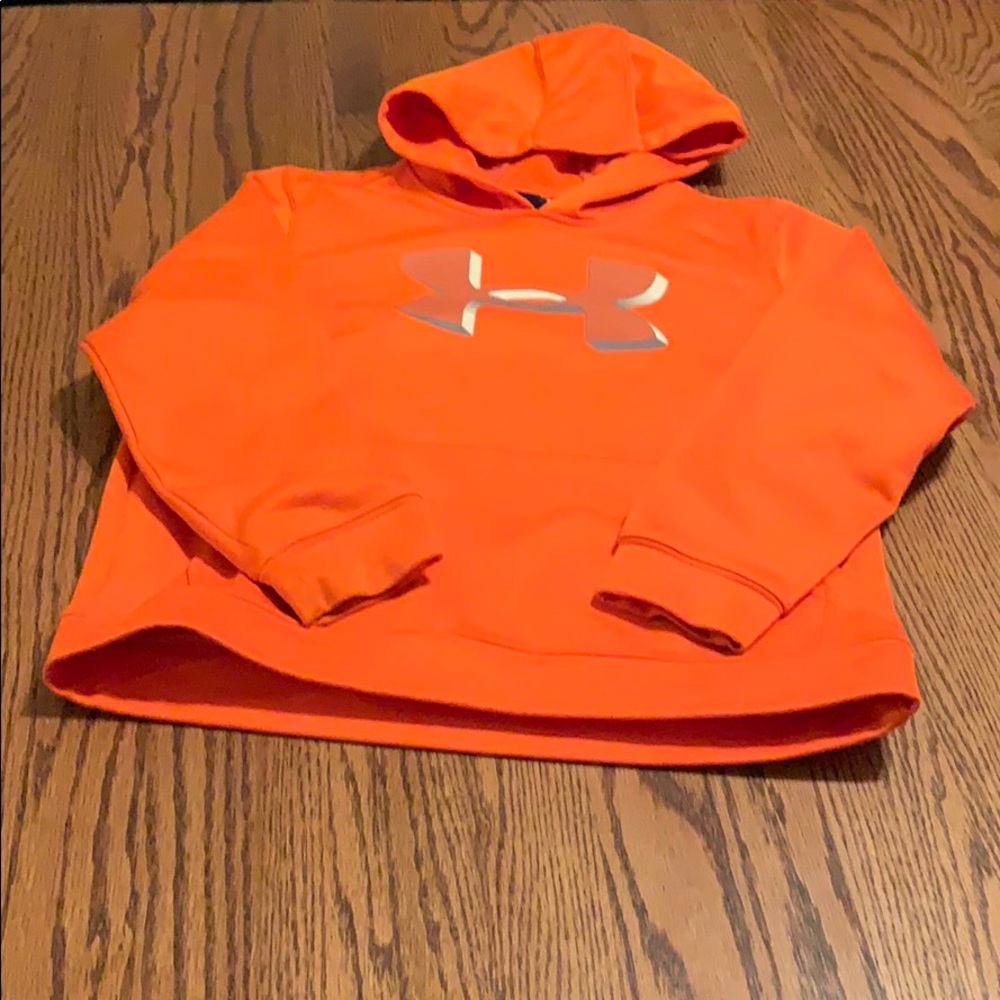 Orange under armor hoodie